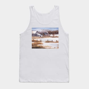 Snow Storm at the Farm Tank Top